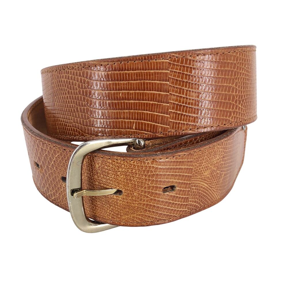 Nocona lizard belt